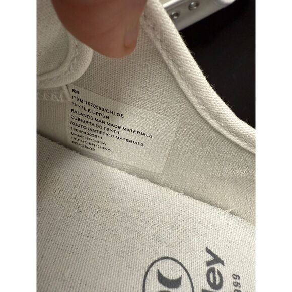 Hurley Chloe Slip-On Classic Staple White Shoe W Size 8M - Picture 6 of 6